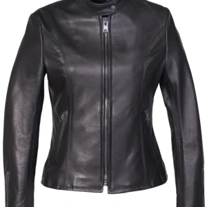 NovaPro Women’s Luxury Leather Biker Jacket – 100% Top-Grain Genuine Leather, Elegant Craftsmanship with Perfect Fit & Style